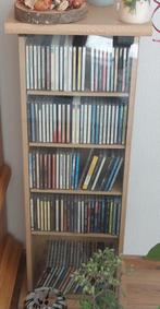 CD/DVD Kast Hout met Glas, Huis en Inrichting, 150 discs of meer, Ophalen of Verzenden, Zo goed als nieuw, Hout