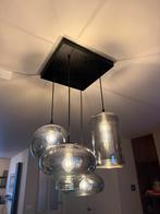 Hanglamp rookglas 4 lichts Eric Kuster stijl, Huis en Inrichting, Lampen | Hanglampen, Ophalen, 75 cm of meer, Eric kuster, Glas