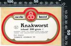 Sticker: Encebe - Knakworst, Verzamelen, Ophalen of Verzenden, Zo goed als nieuw, Bedrijf of Vereniging