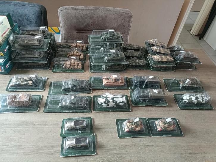 Grote Collectie Miniatuur Tanks -39 stuk Nieuw in Verpakking, Hobby en Vrije tijd, Modelbouw | Auto's en Voertuigen, Nieuw, Tank