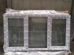 Kunststof kozijn dk-v-dk 200 x 110 cm wit RAL 9016, Niet ingevuld, Kunststof, Raamkozijn, Niet ingevuld