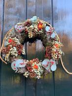 Herfstkrans met dennenappels en bessen, Ophalen of Verzenden, Nieuw