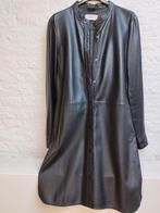 IBANA echt leren jurk / jas, Kleding | Dames, Jurken, Verzenden, Zwart, Zo goed als nieuw, Knielengte