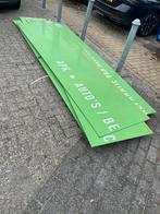 Trespa Platen - Groen met Opdruk, Ophalen of Verzenden, Gebruikt