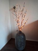 2 kerst(wilgen)takken met lampjes op stroom 1,00 meter lang., Diversen, Kerst, Ophalen, Gebruikt