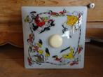 Oude retro vintage lamp met oa Olivier Bommel en Tom Poes, Ophalen