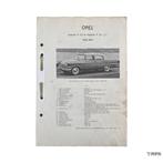 Kluwer | Opel Kapitan P26 / Kapitan P26 L | 1960-1963 | NL, Ophalen of Verzenden