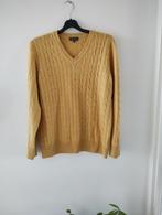 Fijn gebreide gele  trui Rene Lezard 54, Ophalen of Verzenden, Maat 52/54 (L), Geel