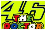 Valentino Rossi the doctor fluor vlag flag VRUFG355303 ,140, Commerciale@vr46racing.com, Nieuw, Ophalen of Verzenden, 61121 Pesaro PU Italy