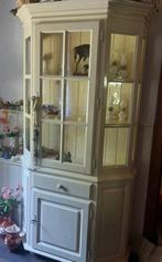 Prachtige landelijke vitrinekast koopje >>€150, Huis en Inrichting, Kasten | Vitrinekasten, Ophalen, 100 tot 150 cm, 200 cm of meer