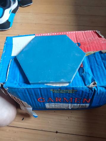 Hexagon tegels nomade blue beschikbaar voor biedingen