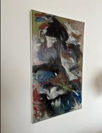 Groot abstract schilderij kunstwerk, Antiek en Kunst, Ophalen