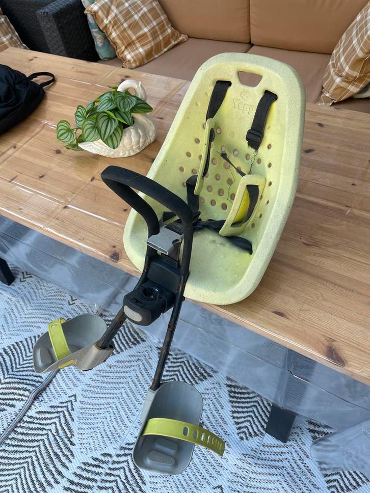 YEPP kinderzitje voor, Fietsen en Brommers, Fietsaccessoires | Fietsstoeltjes, Zo goed als nieuw, Ophalen