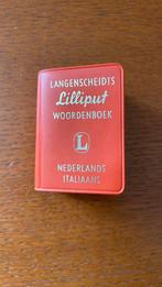 Langenscheidts Lilliput woordenboek nederlands-Italiaans, Ophalen of Verzenden, Zo goed als nieuw, Italiaans