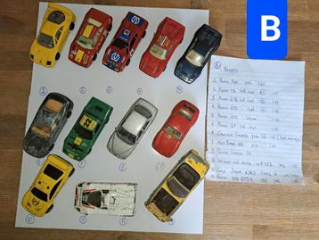 Collectie model auto's, variatie in merken en schaal maat beschikbaar voor biedingen