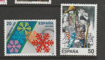  TSS Kavel 2120012 Spanje pf minr 2857-2858 kerst Mooi kavel beschikbaar voor biedingen