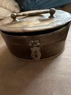 Antieke messing/koperen theedoos, Ophalen