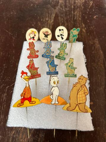 Speldje Bommel Tom Poes - 13 speldjes €22,50 beschikbaar voor biedingen