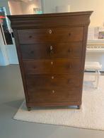 Antieke Eiken Ladekast met Sleutels, Antiek en Kunst, Antiek | Meubels | Kasten, Ophalen of Verzenden