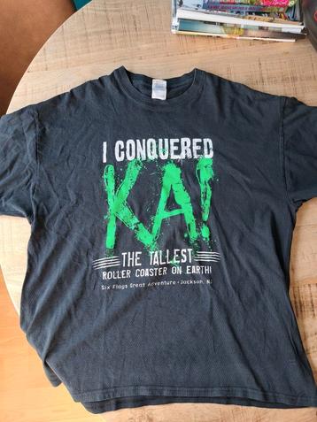 Six Flags Kingda Ka T-shirt  maat XL beschikbaar voor biedingen