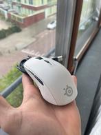 Steelseries witte gaming muis RGB, Gaming muis, Ophalen of Verzenden, Zo goed als nieuw