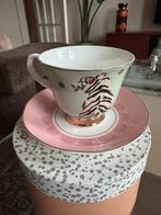 Porseleinen kop en schotel Yvonne Ellen, Huis en Inrichting, Keuken | Servies, Nieuw, Ophalen of Verzenden, Overige stijlen, Kop(pen) en/of Schotel(s)