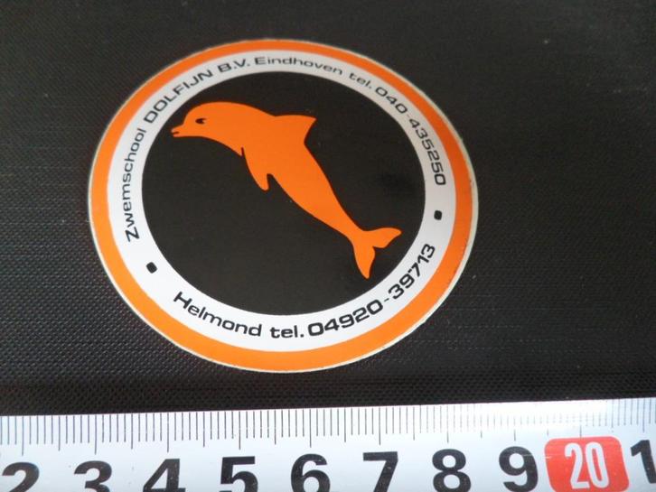 sticker zwemschool dolfijn ehv helmond zwemmen, Verzamelen, Stickers, Zo goed als nieuw, Bedrijf of Vereniging, Ophalen