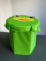 opvouwbare opbergton kikker bijna nieuw, Kinderen en Baby's, Kinderkamer | Inrichting en Decoratie, Verzenden, Zo goed als nieuw