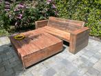 Houten loungeset - op te knappen of hout te gebruiken, Ophalen, Gebruikt, 6 zitplaatsen, Bank