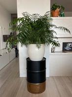 Stoer Olievat Tafeltje, 45 tot 60 cm, Minder dan 55 cm, Gebruikt, Metaal of Aluminium