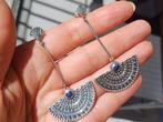 Vanoli 925 zilveren oorbellen / oorstekers met saffier, Daiva1973@hotmail.com, Hangers, Vanoli, Blauw