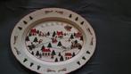 Masons mason christmas village ovale schaal 40 cm, Ophalen of Verzenden, Wedgwood, Aardewerk, Schaal of Schalen
