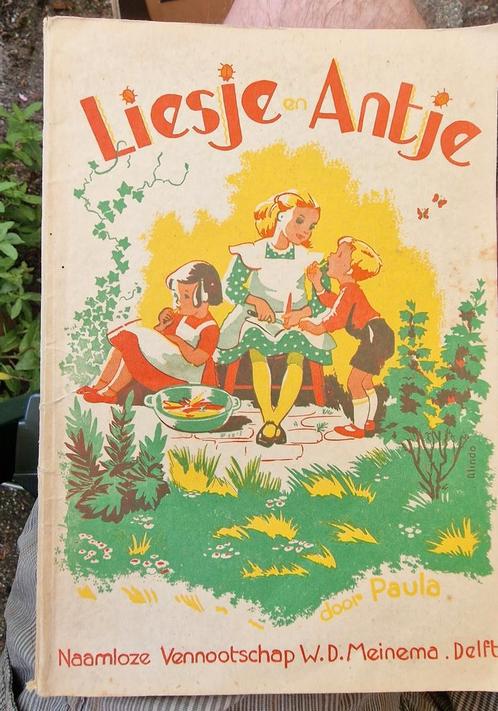 Liesje en Antje - Kinderboekje Paula - Alindo, Boeken, Kinderboeken | Jeugd | onder 10 jaar, Gelezen, Fictie algemeen, Ophalen of Verzenden