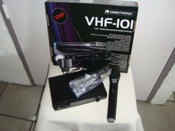 OPRUIMING: Omnitronic VHF-101 Draadloos microfoon beschikbaar voor biedingen