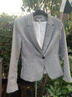 H&M Houndstooth Blazer - Maat M, Kleding | Dames, Maat 38/40 (M), Zwart, Ophalen of Verzenden, Zo goed als nieuw