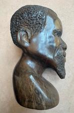 Mooie buste van een Afrikaanse man, hardhout, Ophalen of Verzenden
