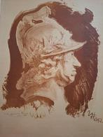 Litho Soldaat - Vintage Print, Antiek en Kunst, Ophalen of Verzenden