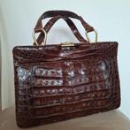 Vintage Krokodillenleren Tas, jaren '70, Ophalen of Verzenden