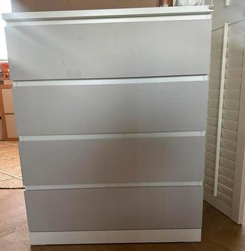 Malm kast ladekast IKEA 4 lades