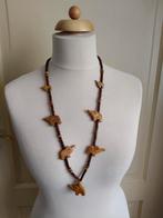 Vintage ketting/ olifant /hout, Ophalen, Bruin, Overige materialen