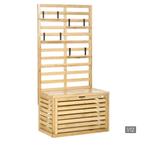 Outsunny Tuinkast met Schappen, Tuin en Terras, Bergingen en Tuinkasten, Ophalen, Nieuw, Hout, Overige typen