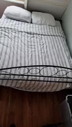 Bedframe + lattenbodem 200x140, Ophalen, Tweepersoons, Hout, 140 cm