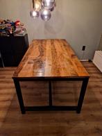 Industriële eettafel Gigameubel 200x100cm, Huis en Inrichting, Tafels | Eettafels, Ophalen, 200 cm of meer, 50 tot 100 cm, Zo goed als nieuw