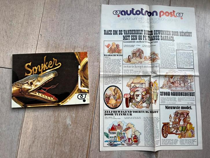 Autotron Lips Drunen Autopost 1972 en Autotron autoboek, Boeken, Auto's | Boeken, Gelezen, Ophalen of Verzenden