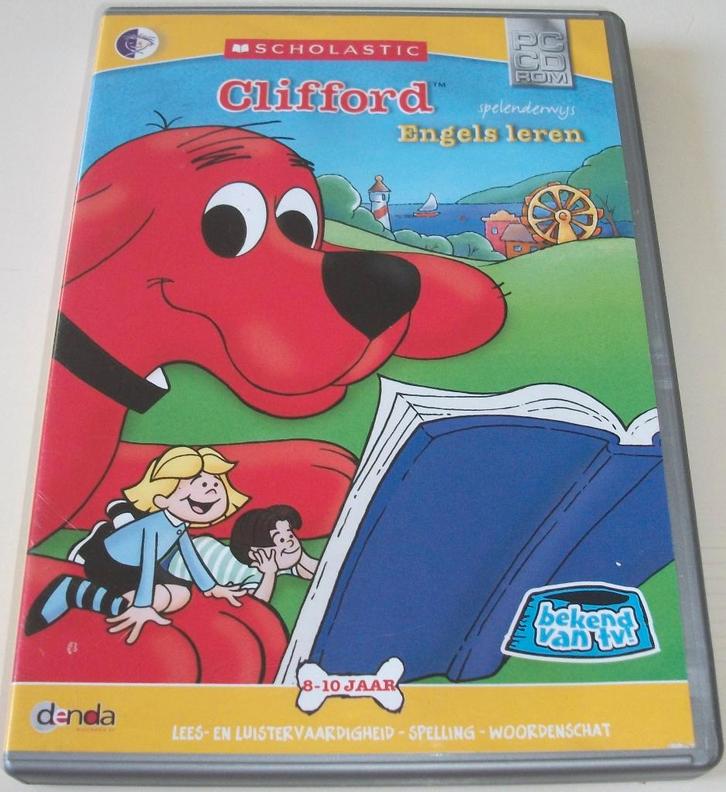 PC Game *** CLIFFORD *** Engels Leren, Spelcomputers en Games, Games | Pc, Zo goed als nieuw, Puzzel en Educatief, 1 speler, Vanaf 7 jaar