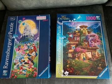 Disney puzzels.                 1000 stukjes beschikbaar voor biedingen