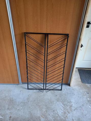  Te koop: Metalen wandrek / wijnrek – industrieel design  beschikbaar voor biedingen