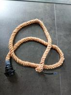 Lichtpendel met touw industrieel, Ophalen, Zo goed als nieuw, Minder dan 50 cm