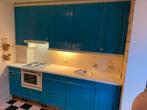 Complete keuken, Huis en Inrichting, Keuken | Complete keukens, Blauw, Hoogglans of Gelakt, Kunststof, Gebruikt