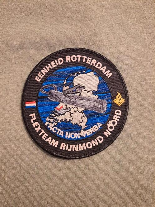 Politie flexteam patch, Verzamelen, Militaria | Algemeen, Embleem of Badge, Nederland, Ophalen of Verzenden